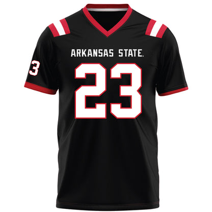 Arkansas State - NCAA Football : Caleb Donaldson - Black Football Jersey-0