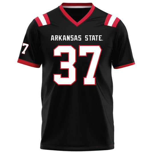 Arkansas State - NCAA Football : AJ Beale - Black Football Jersey