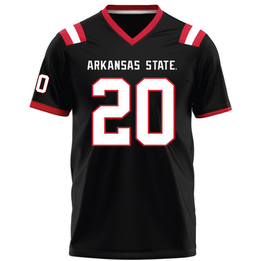 Arkansas State - NCAA Football : Mike Sharpe - Black Football Jersey