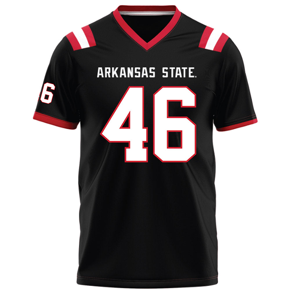 Arkansas State - NCAA Football : Nicholas Miller - Black Football Jersey-0