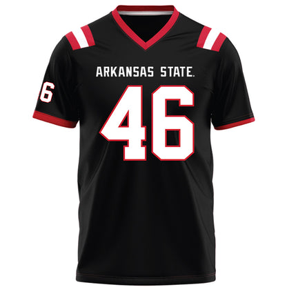 Arkansas State - NCAA Football : Nicholas Miller - Black Football Jersey-0
