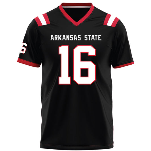 Arkansas State - NCAA Football : Chauncy Cobb - Black Football Jersey