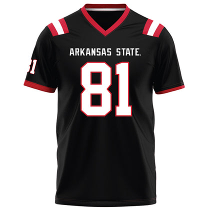 Arkansas State - NCAA Football : Javeon Fricks - Black Football Jersey-0