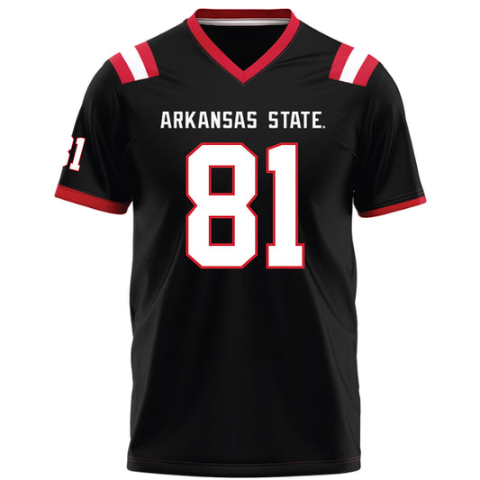 Arkansas State - NCAA Football : Javeon Fricks - Black Football Jersey-0