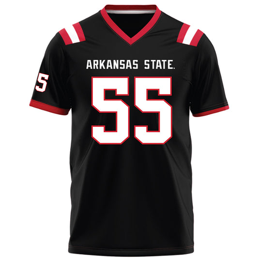 Arkansas State - NCAA Football : Aleric Watson - Black Football Jersey-0