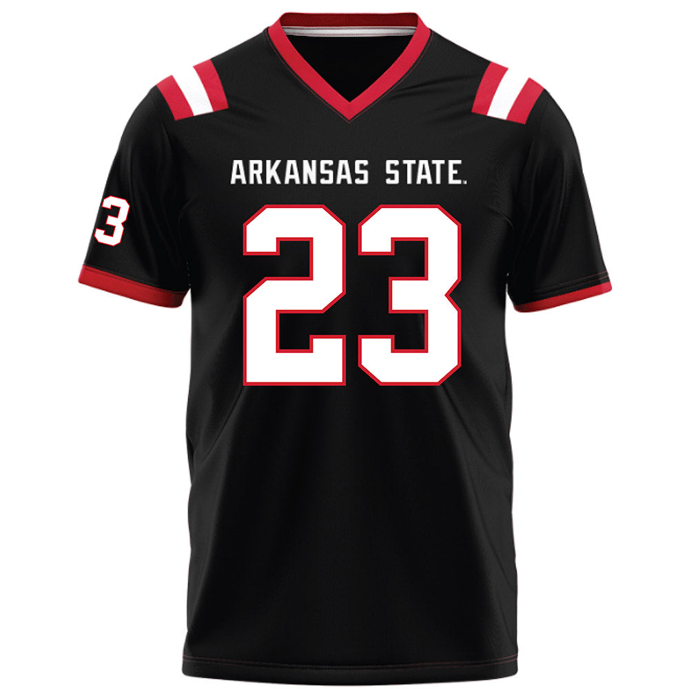 Arkansas State - NCAA Football : Cedric Franklin II - Black Football Jersey-0