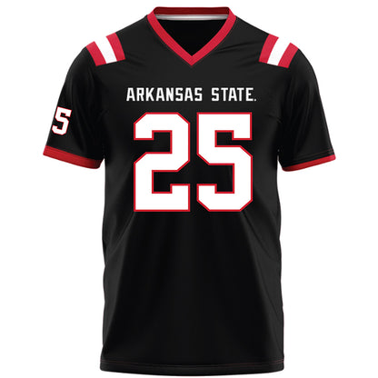 Arkansas State - NCAA Football : Aaron Alexander - Black Football Jersey-0