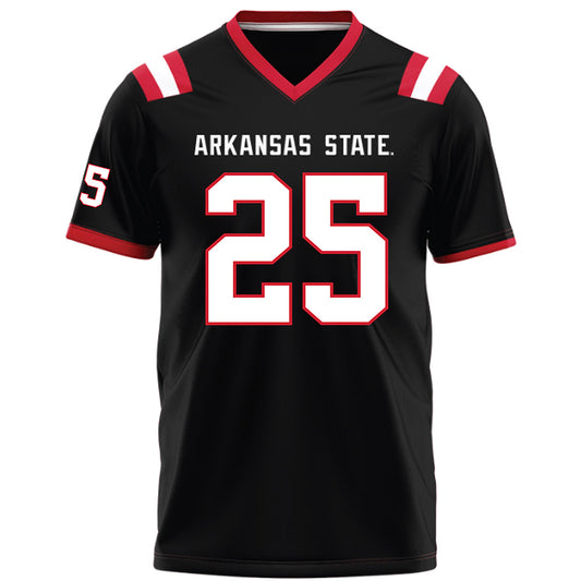 Arkansas State - NCAA Football : Aaron Alexander - Black Football Jersey-0