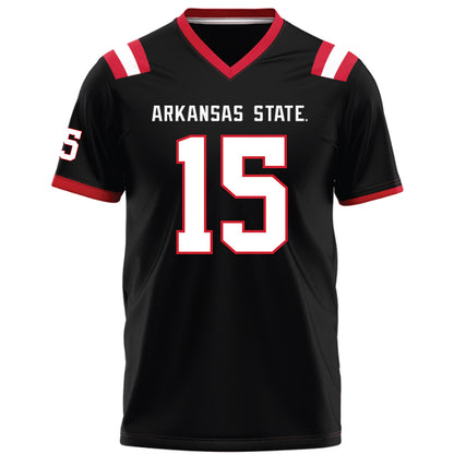 Arkansas State - NCAA Football : Andrew Jones - Black Football Jersey-0