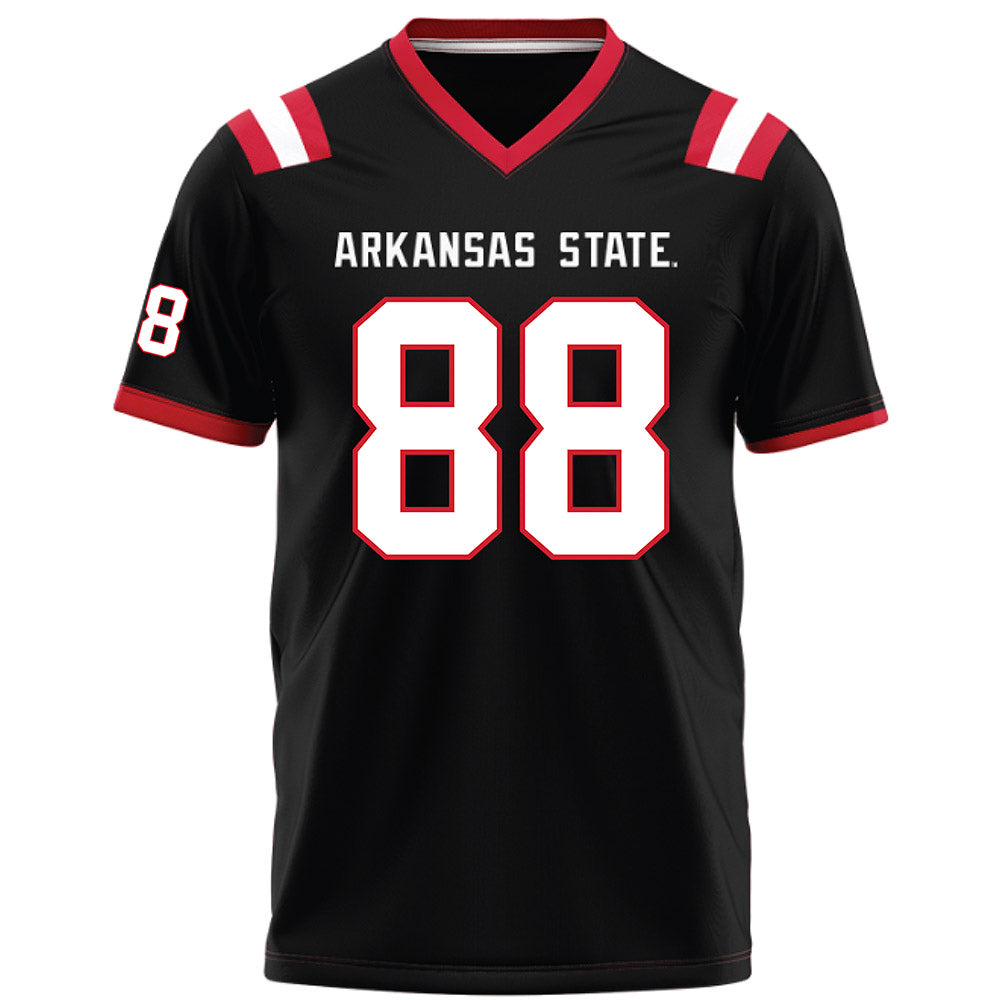 Arkansas State - NCAA Football : Calen Presser - Black Football Jersey-0