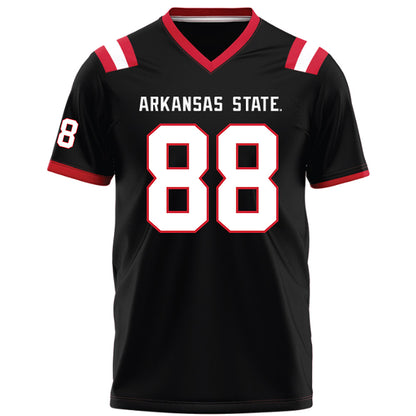 Arkansas State - NCAA Football : Calen Presser - Black Football Jersey-0