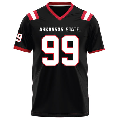 Arkansas State - NCAA Football : Quincy Wright - Black Football Jersey-0