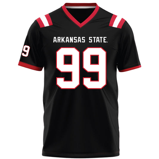Arkansas State - NCAA Football : Quincy Wright - Black Football Jersey-0