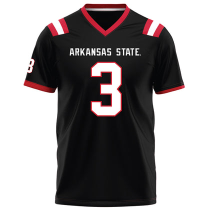 Arkansas State - NCAA Football : Hunter Summers - Black Football Jersey