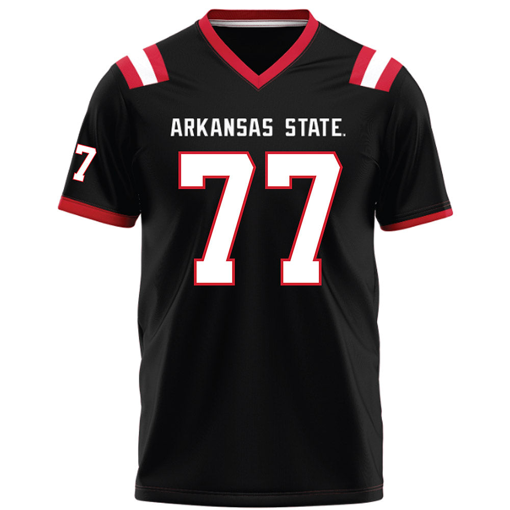 Arkansas State - NCAA Football : Makilan Thomas - Black Football Jersey