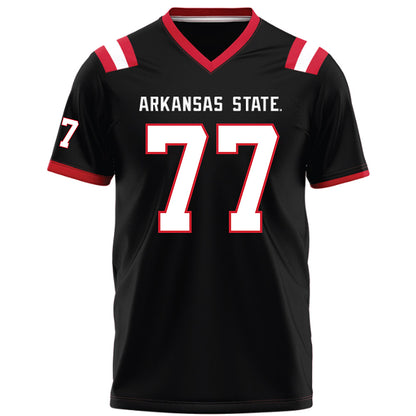Arkansas State - NCAA Football : Makilan Thomas - Black Football Jersey