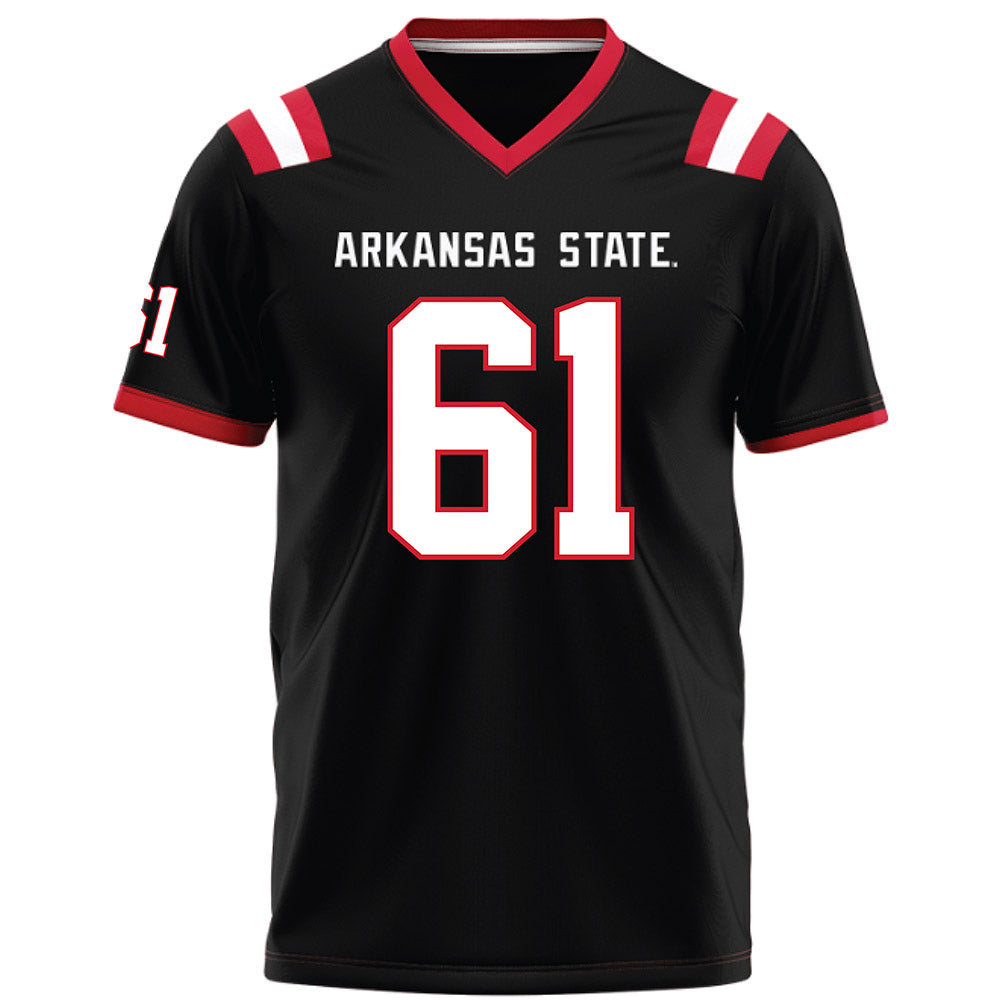 Arkansas State - NCAA Football : Adam Hickerson - Black Football Jersey-0