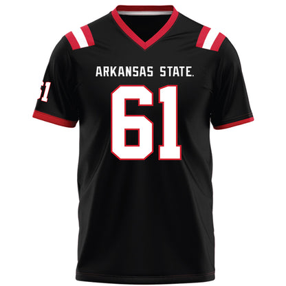 Arkansas State - NCAA Football : Adam Hickerson - Black Football Jersey-0