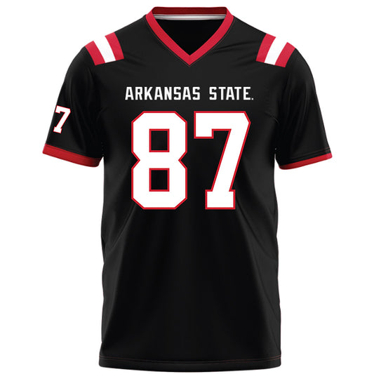 Arkansas State - NCAA Football : Tyler Little - Black Football Jersey