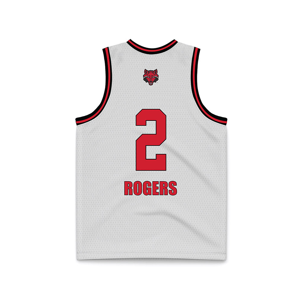 Arkansas State - NCAA Women's Basketball : Wynter Rogers - White Basketball Jersey