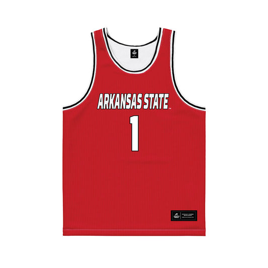 Arkansas State - NCAA Women's Basketball : Crislyn Rose - Red Basketball Jersey