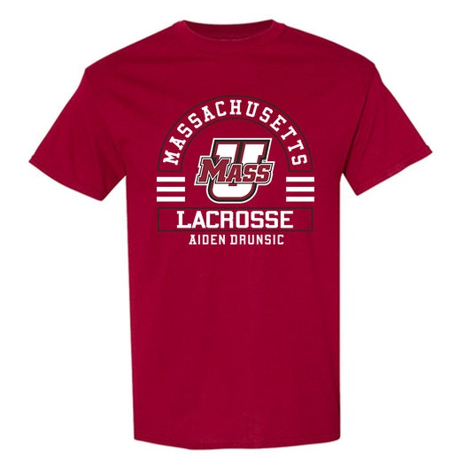 UMass - NCAA Men's Lacrosse : Aiden Drunsic - Classic Fashion Shersey T-Shirt-0