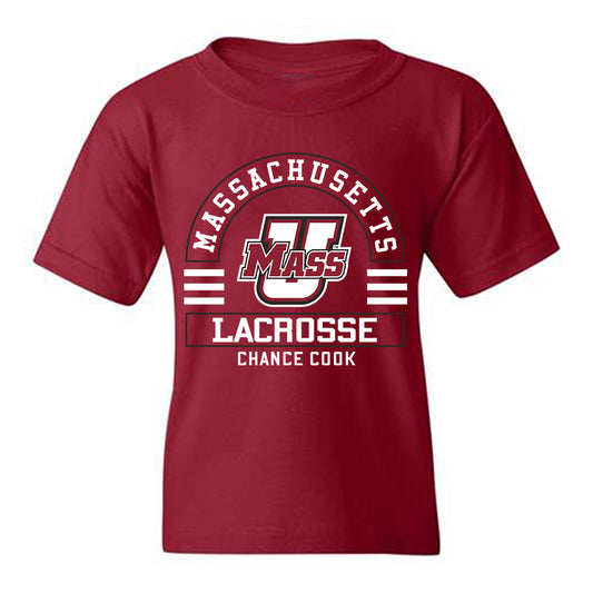 UMass - NCAA Men's Lacrosse : Chance Cook - Classic Fashion Shersey Youth T-Shirt-0