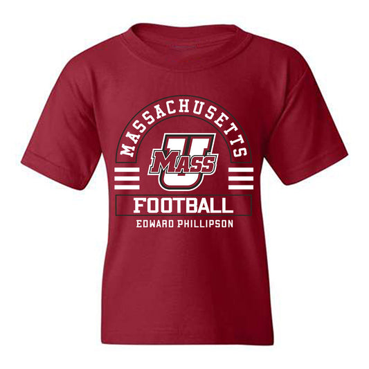 UMass - NCAA Football : Edward Phillipson - Classic Fashion Shersey Youth T-Shirt-0