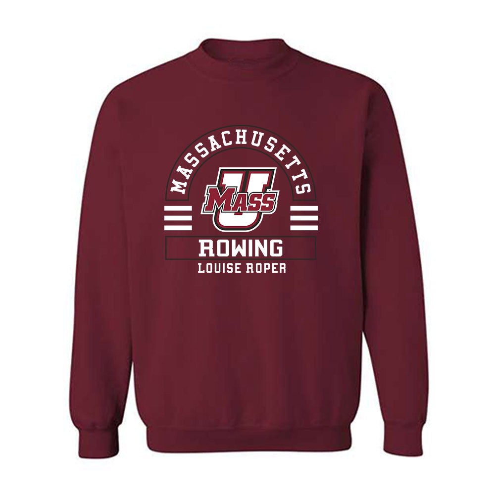 UMass - NCAA Women's Rowing : Louise Roper - Classic Fashion Shersey Crewneck Sweatshirt-0