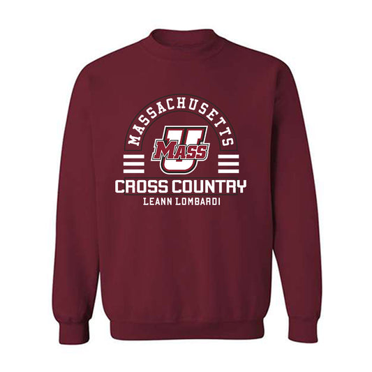 UMass - NCAA Women's Cross Country : Leann Lombardi - Classic Fashion Shersey Crewneck Sweatshirt-0