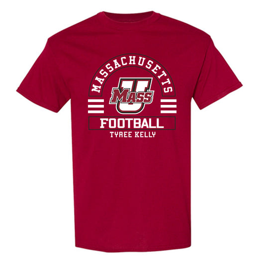UMass - NCAA Football : Tyree Kelly - Classic Fashion Shersey T-Shirt-0