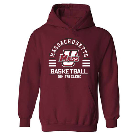 UMass - NCAA Men's Basketball : Dimitri Clerc - Classic Fashion Shersey Hooded Sweatshirt-0