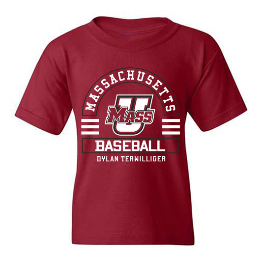 UMass - NCAA Baseball : Dylan Terwilliger - Classic Fashion Shersey Youth T-Shirt-0