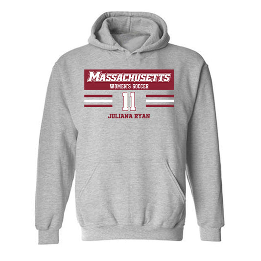 UMass - NCAA Women's Soccer : Juliana Ryan - Classic Fashion Shersey Hooded Sweatshirt