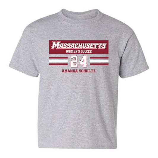 UMass - NCAA Women's Soccer : Amanda Schultz - Classic Fashion Shersey Youth T-Shirt-0