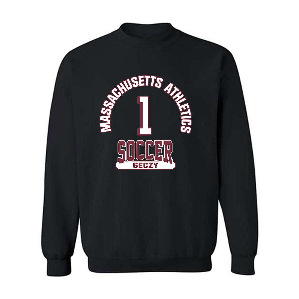 UMass - NCAA Men's Soccer : Alex Geczy - Classic Fashion Shersey Crewneck Sweatshirt-0