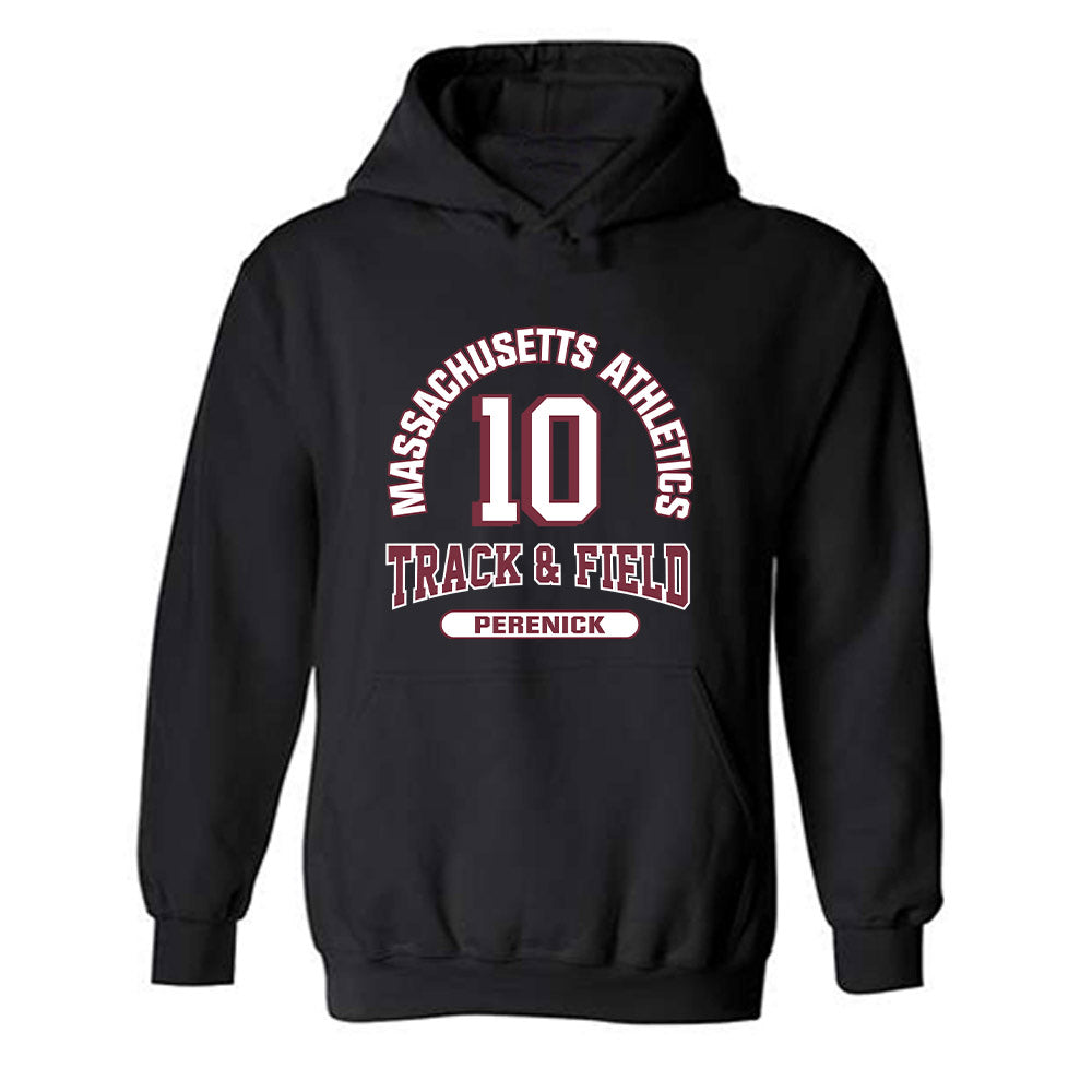 UMass - NCAA Men's Track & Field : Alex Perenick - Classic Fashion Shersey Hooded Sweatshirt