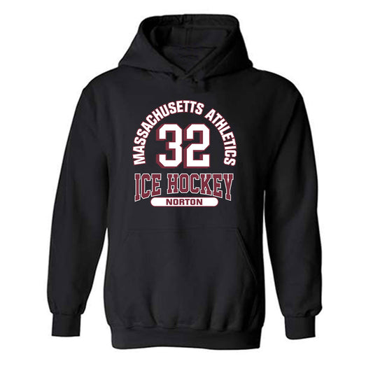 UMass - NCAA Men's Ice Hockey : James Norton - Classic Fashion Shersey Hooded Sweatshirt