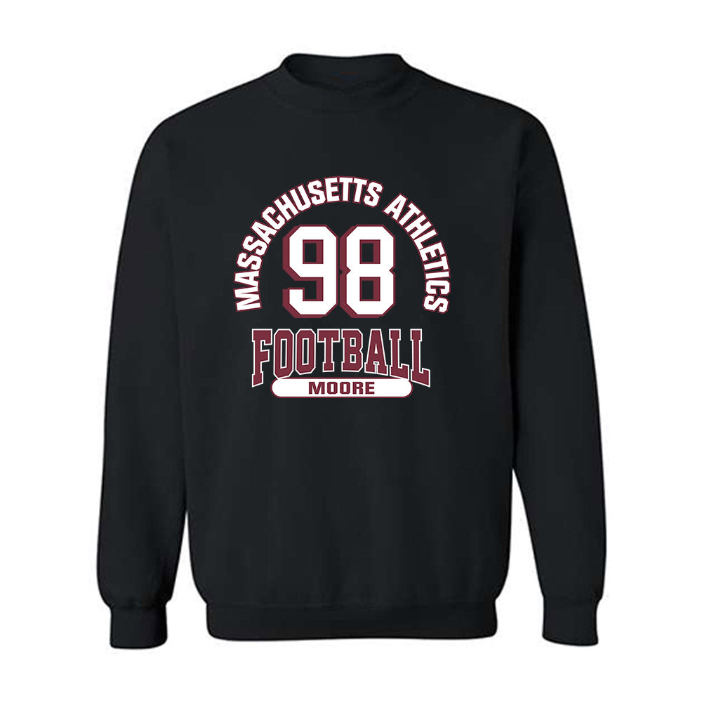 UMass - NCAA Football : Riley Moore - Classic Fashion Shersey Crewneck Sweatshirt