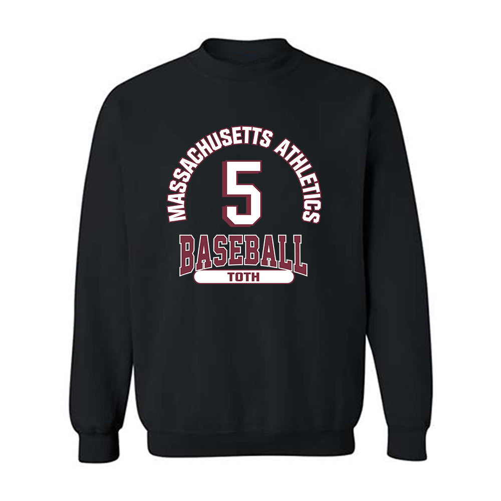 UMass - NCAA Baseball : Michael Toth - Classic Fashion Shersey Crewneck Sweatshirt