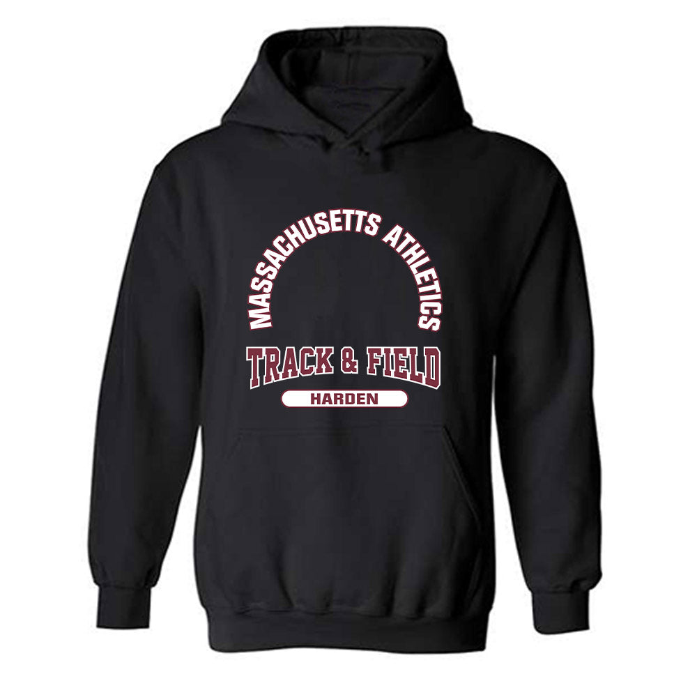 UMass - NCAA Men's Track & Field : Michael Harden - Classic Fashion Shersey Hooded Sweatshirt