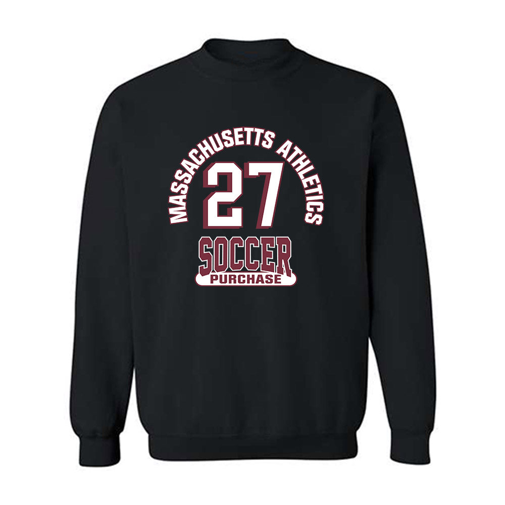 UMass - NCAA Men's Soccer : Layton Purchase - Classic Fashion Shersey Crewneck Sweatshirt