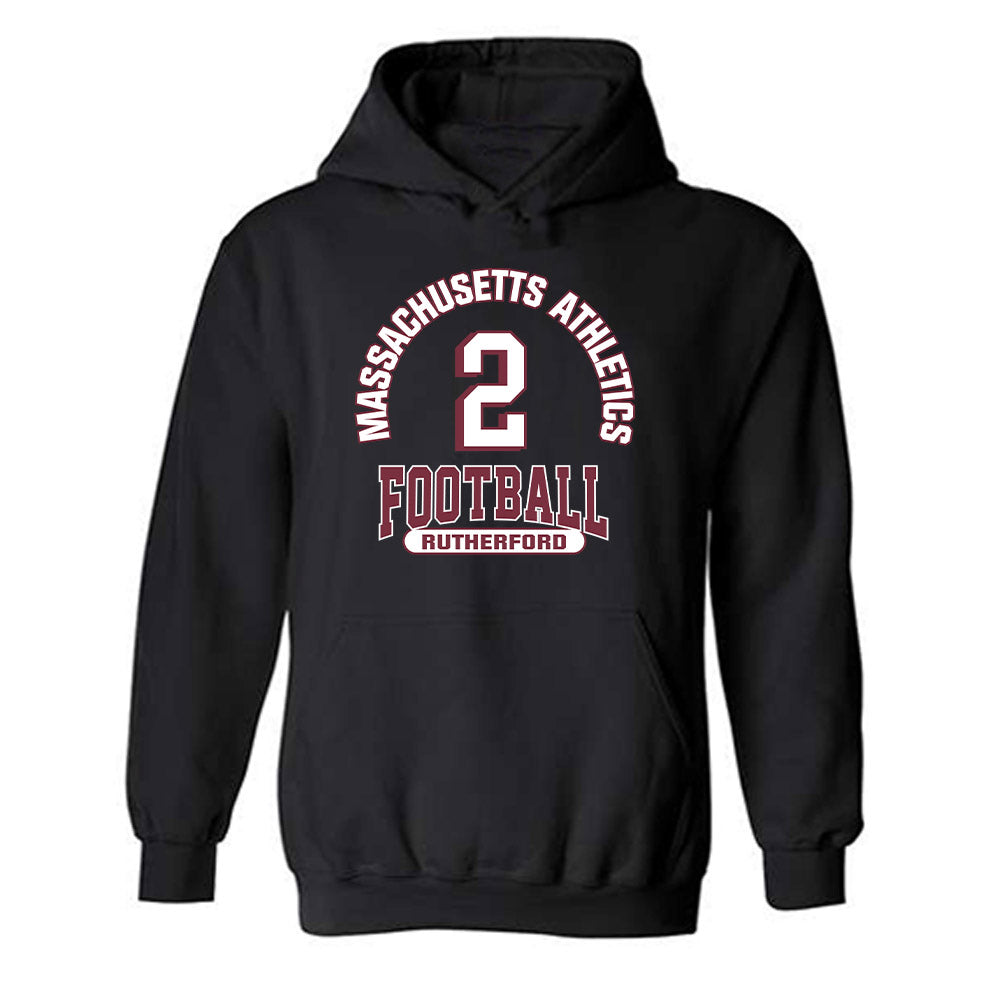 UMass - NCAA Football : Isaiah Rutherford - Classic Fashion Shersey Hooded Sweatshirt