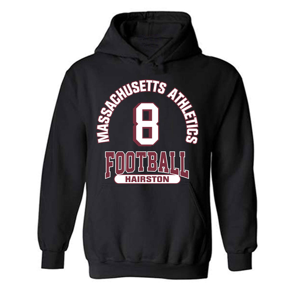 UMass - NCAA Football : AJ Hairston - Classic Fashion Shersey Hooded Sweatshirt