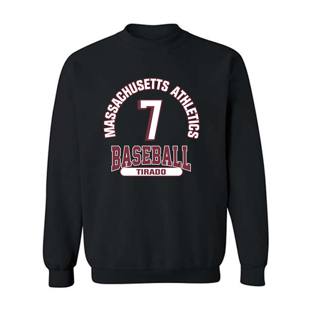 UMass - NCAA Baseball : Anthony Tirado - Classic Fashion Shersey Crewneck Sweatshirt