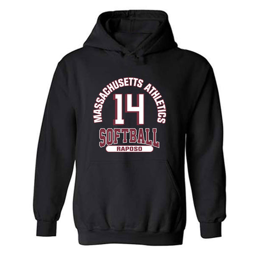 UMass - NCAA Softball : Eliana Raposo - Classic Fashion Shersey Hooded Sweatshirt-0