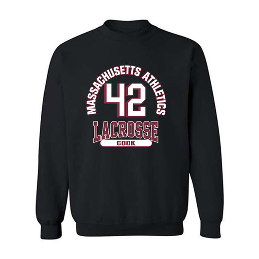 UMass - NCAA Men's Lacrosse : Chance Cook - Classic Fashion Shersey Crewneck Sweatshirt-0