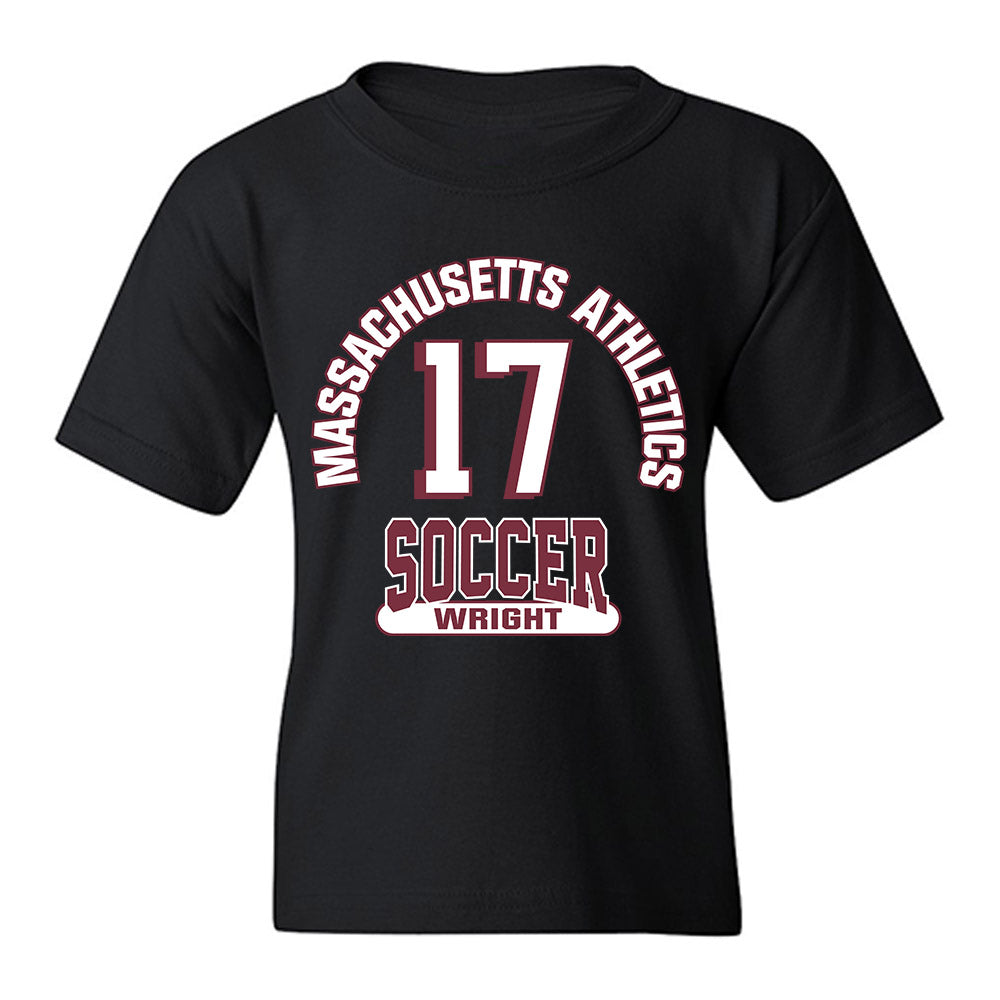 UMass - NCAA Men's Soccer : Braeden Wright - Classic Fashion Shersey Youth T-Shirt-0