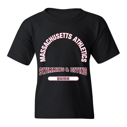 UMass - NCAA Men's Swimming & Diving : Sammy Quigg - Classic Fashion Shersey Youth T-Shirt