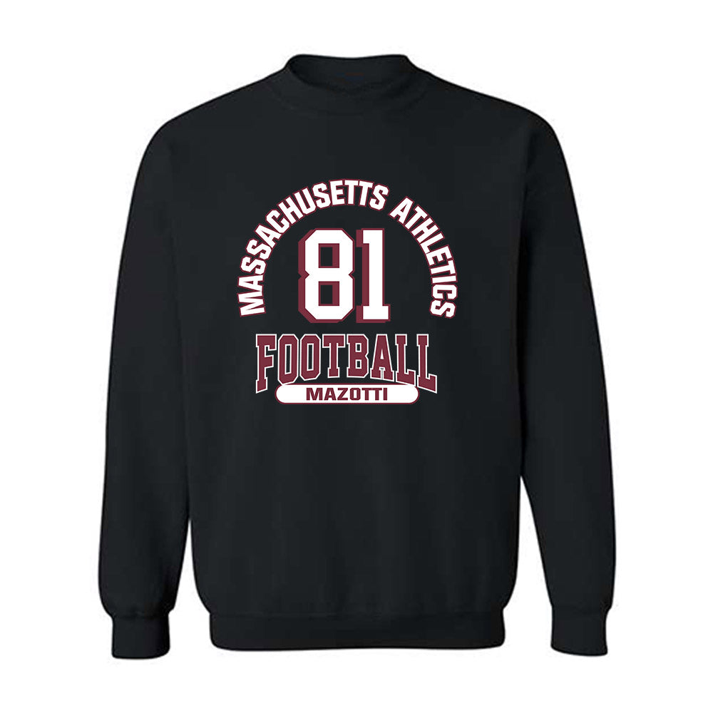 UMass - NCAA Football : Dominick Mazotti - Classic Fashion Shersey Crewneck Sweatshirt